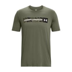 Triko UNDER ARMOUR CAMO CHEST STRIPE SS 1376830-390